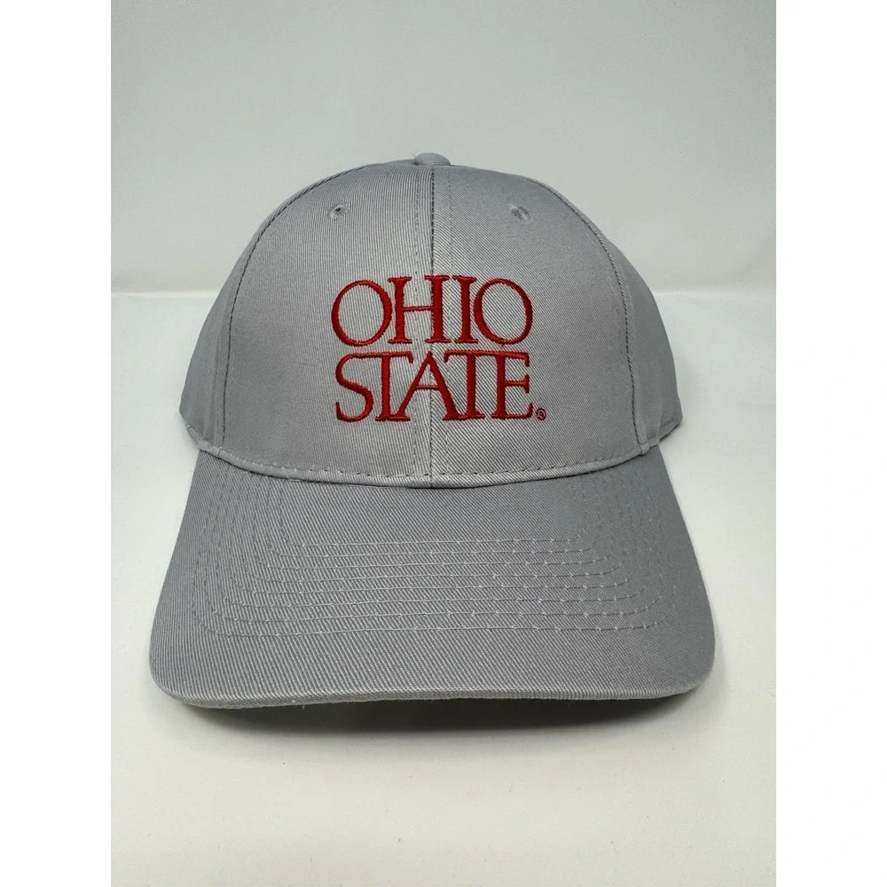 Ohio‎ State University Buckeyes Strapback Hat Cap Unisex NCAA Gray